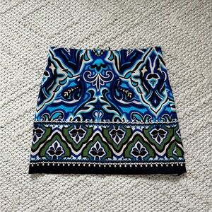 Zara Printed Mini Skirt - Multicolored - REF. 2396/112